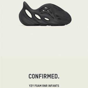 NEW IN BOX- (Confirmed) Adidas Yeezy Foam Runner INFANT Size 9K- Onyx